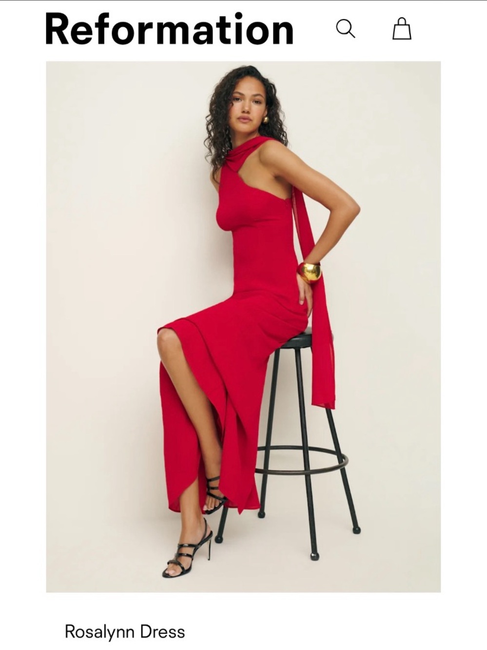 Reformation Rosalynn Dress Size 4
